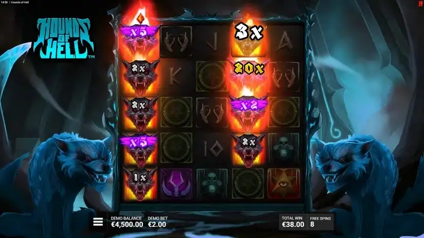 Hounds of Hell slot screenshot 