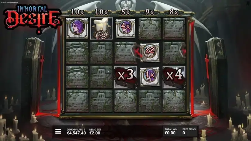 Immortal Desire slot screenshot 8