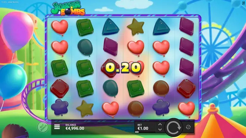 Joker Bombs slot screenshot 2