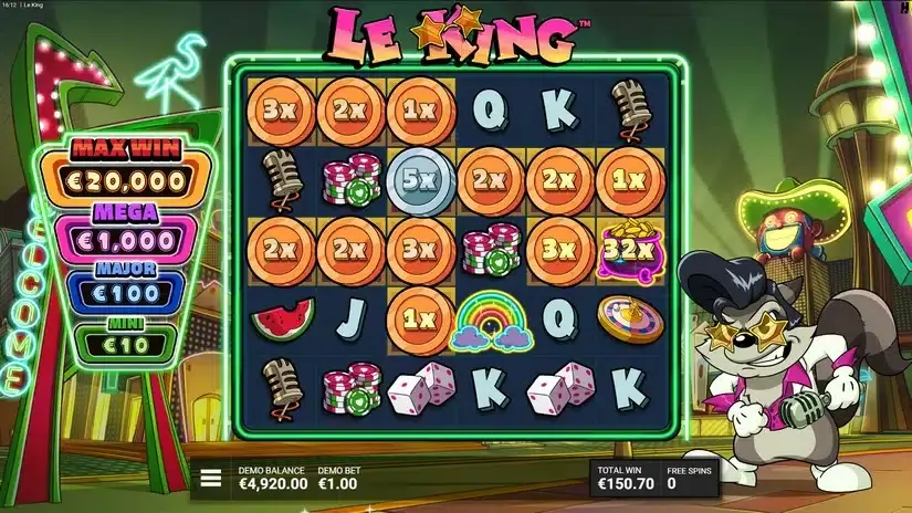 Le King slot screenshot 