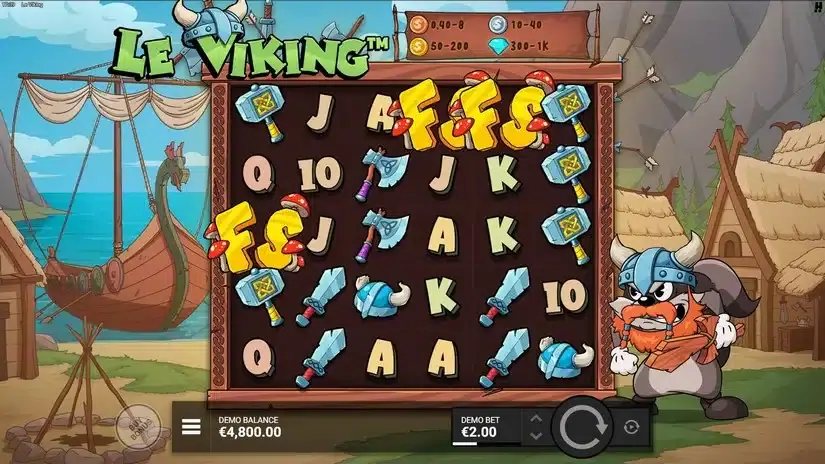 Le Viking slot screenshot 