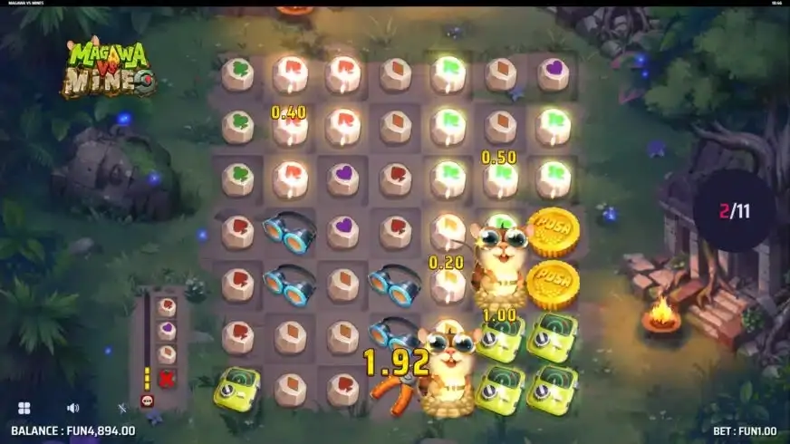 Magawa vs Mines slot screenshot 3