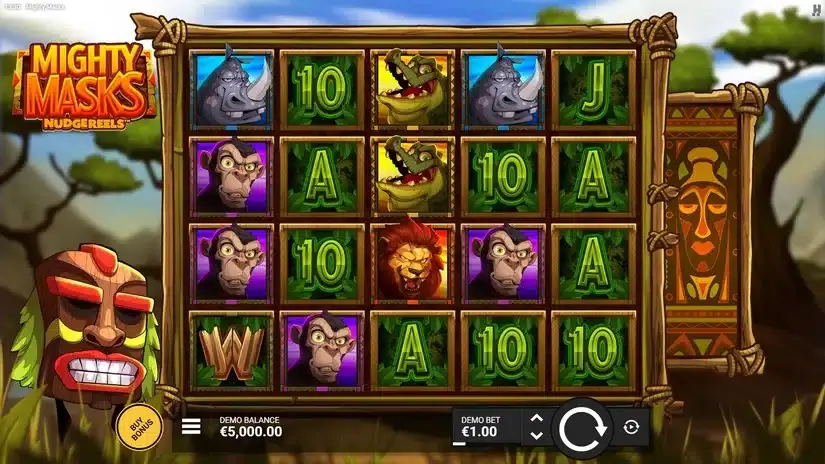 Mighty Masks slot screenshot 
