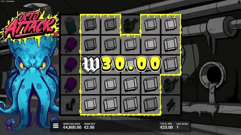 Octo Attack slot screenshot 