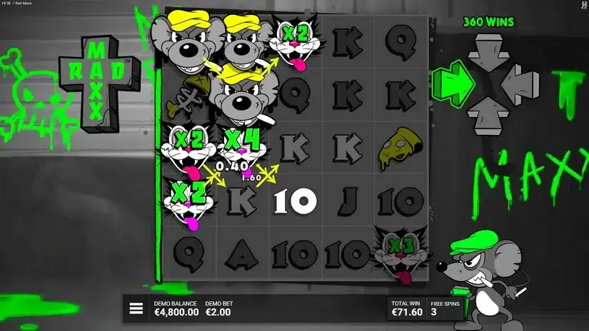 Rad Maxx slot screenshot 