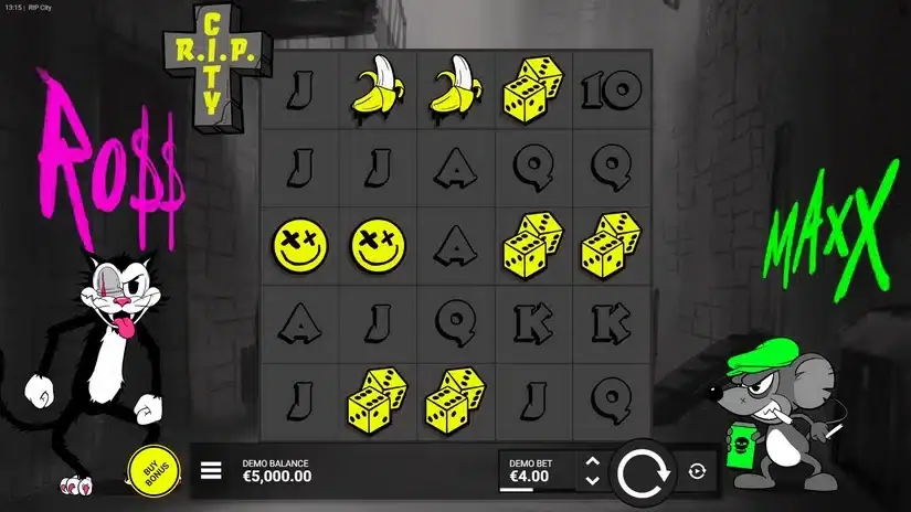 RIP City slot screenshot 