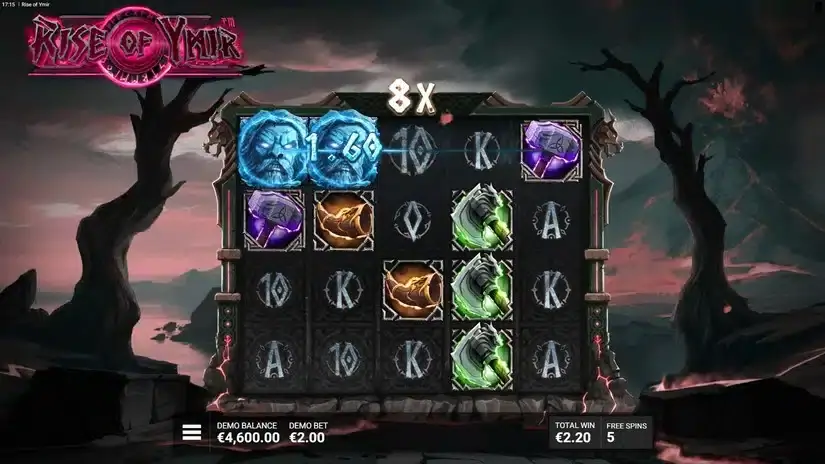 Rise of Ymir slot screenshot 