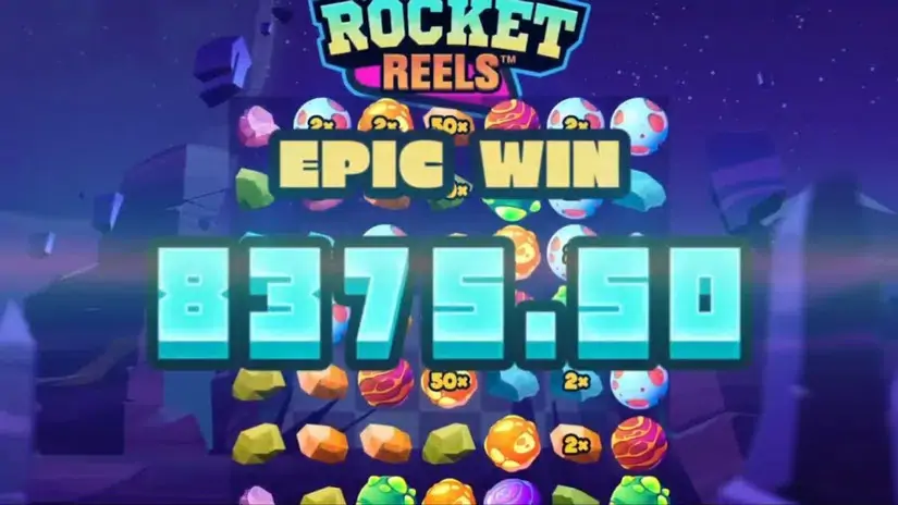 Rocket Reels slot screenshot 