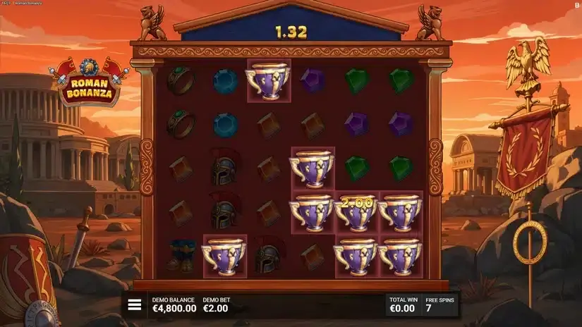 Roman Bonanza slot screenshot 3