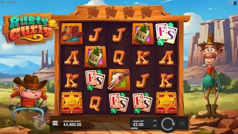 Rusty & Curly slot screenshot 2