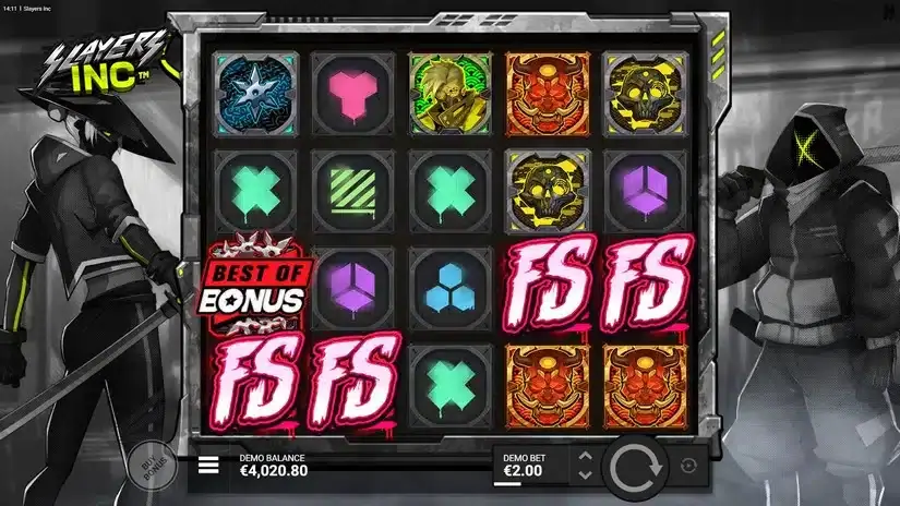 Slayers Inc slot screenshot 6