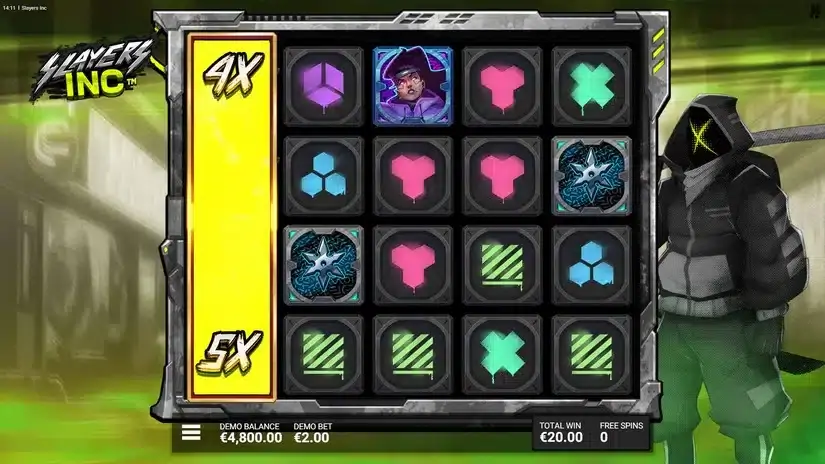 Slayers Inc slot screenshot 4