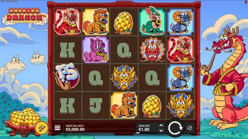 Smoking Dragon slot screenshot 1