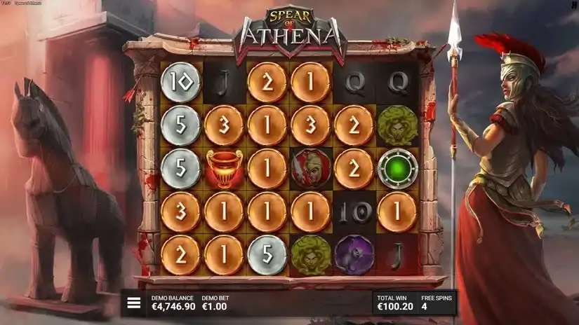 Spear of Athena slot screenshot 5