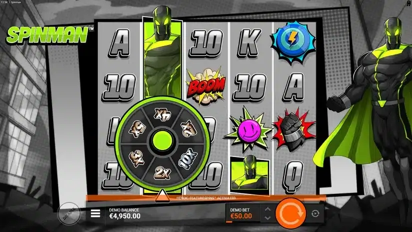 Spinman slot screenshot 2