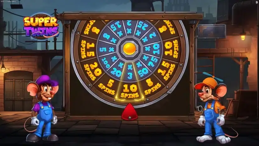 Super Twins slot screenshot 3