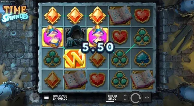 Time Spinners slot screenshot 2