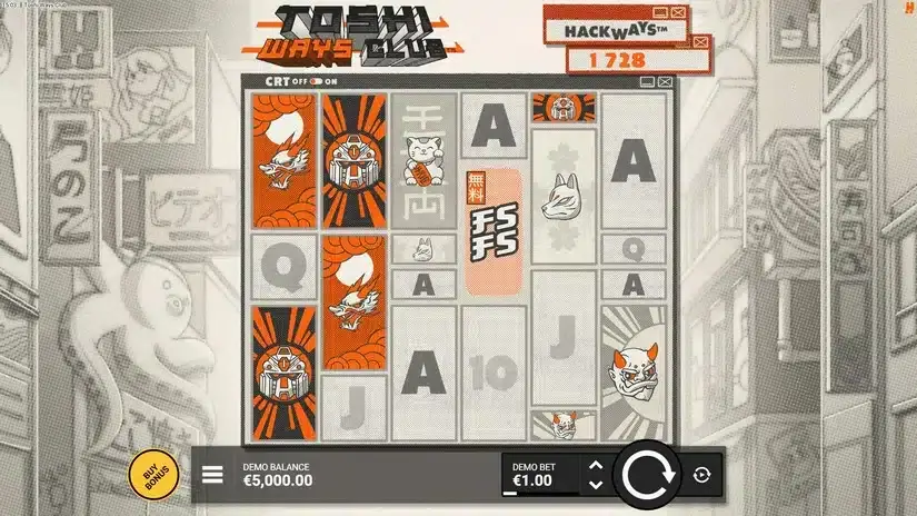 Toshi Ways Club slot screenshot 1