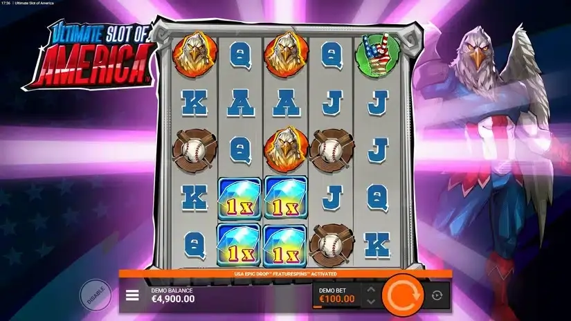 Ultimate Slot of America slot screenshot 2