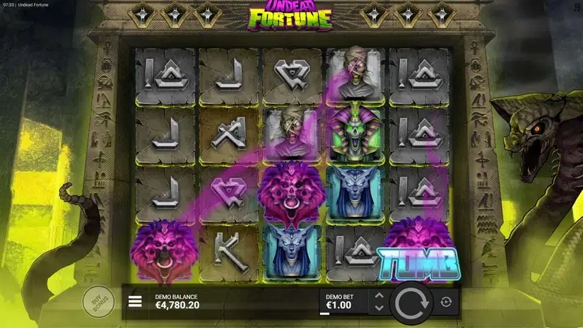 Undead Fortune slot screenshot 3