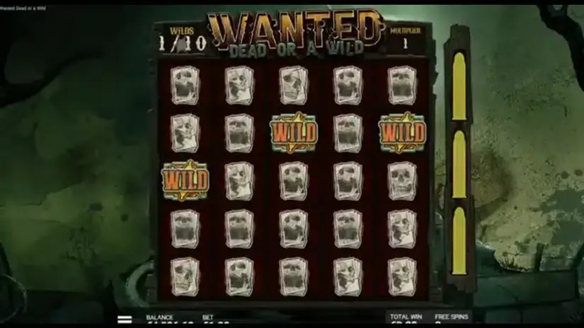 Wanted Dead or a Wild slot screenshot