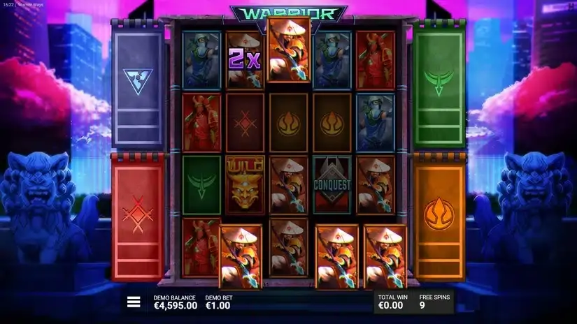 Warrior Ways slot screenshot 5
