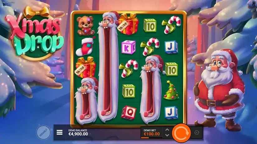 Xmas Drop slot screenshot 2
