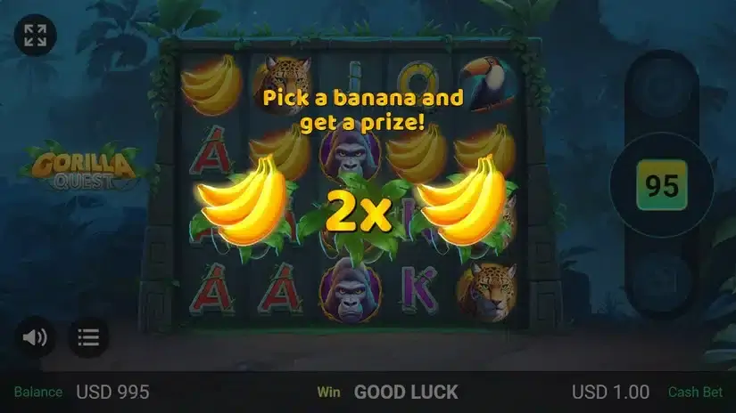 Gorilla Quest slot screenshot 4