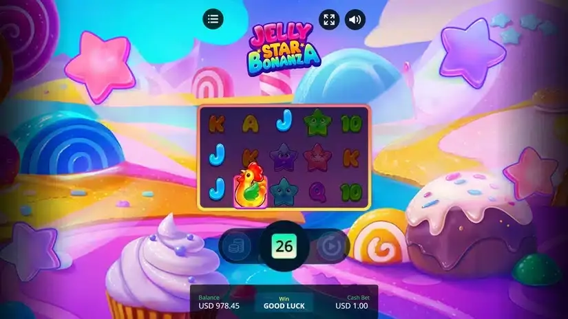 Jelly Star Bonanza slot screenshot 3