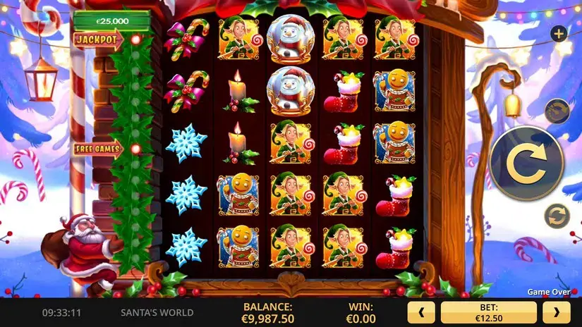 Santa’s World slot screenshot 