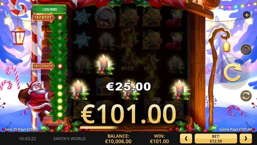 Santa’s World slot screenshot 