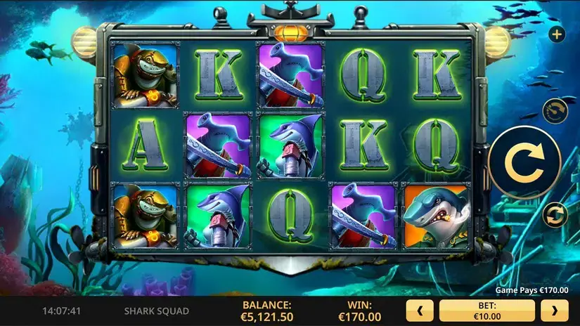 Shark Squad slot screenshot 