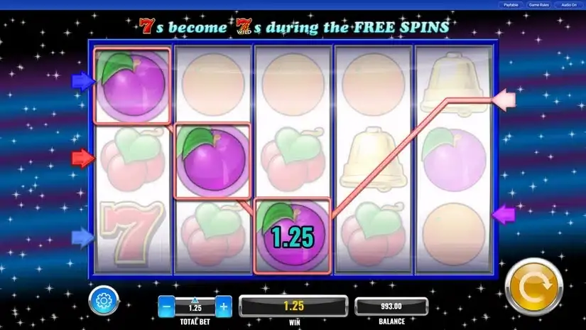 7s Wild slot screenshot 4