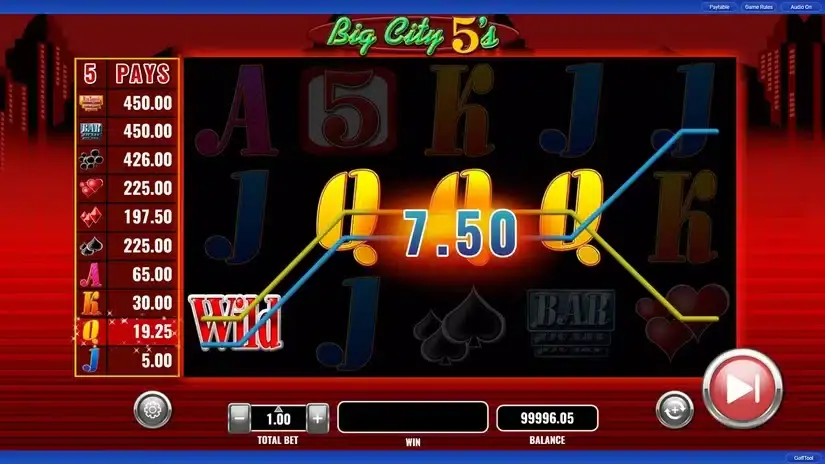 Big City 5’s slot screenshot 4