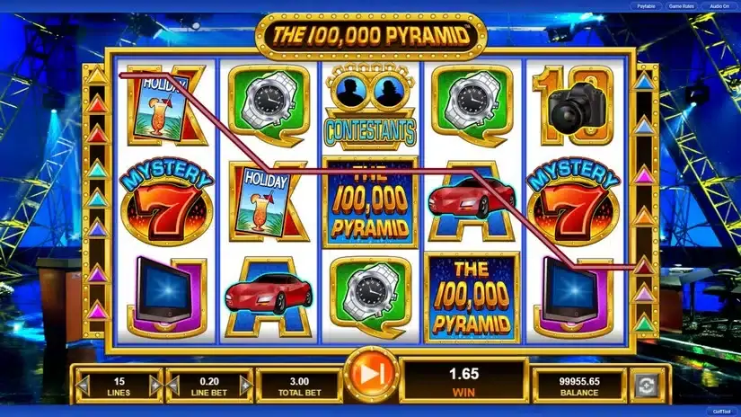 Play Free 100 000 Pyramid Slot by IGT – slot screenshot 