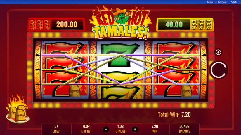 Red Hot Tamales slot screenshot 2
