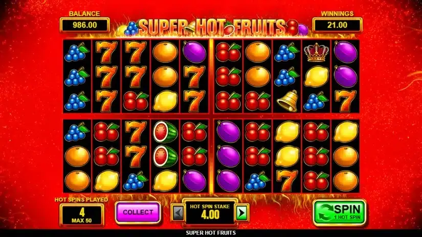Super Hot Fruits slot screenshot 3