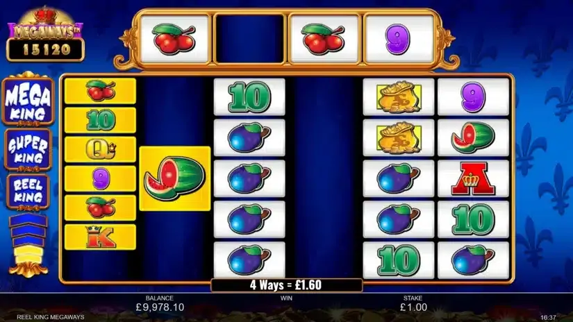 Reel King Megaways slot screenshot 3