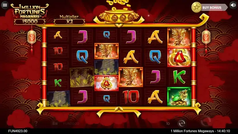 1 Million Fortunes Megaways slot screenshot 2