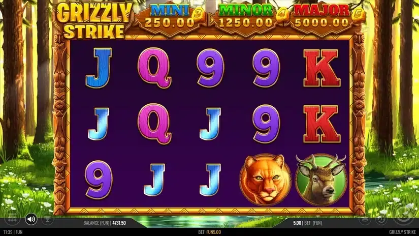 Grizzly Strike Hold and Win slot screenshot 2
