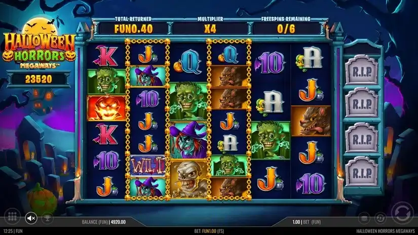 Halloween Horrors Megaways slot screenshot 2