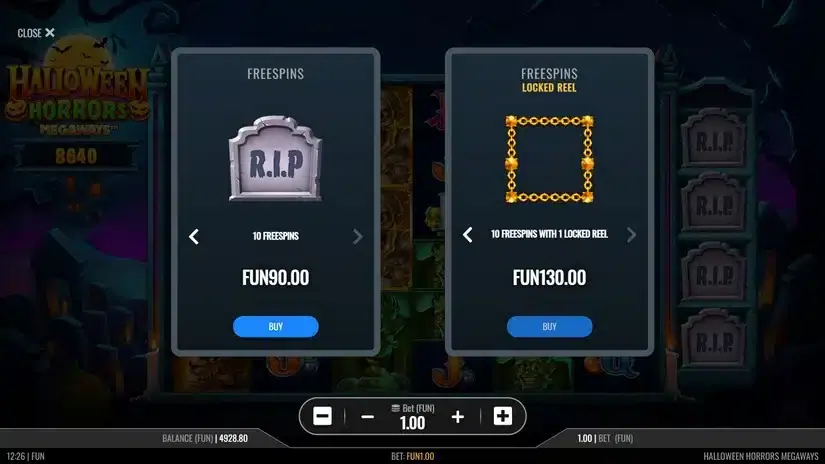 Halloween Horrors Megaways slot screenshot 4