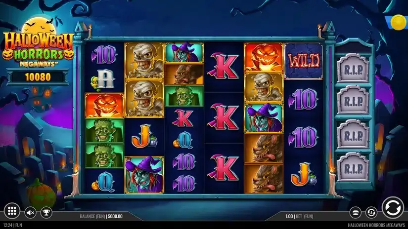 Halloween Horrors Megaways slot screenshot 1