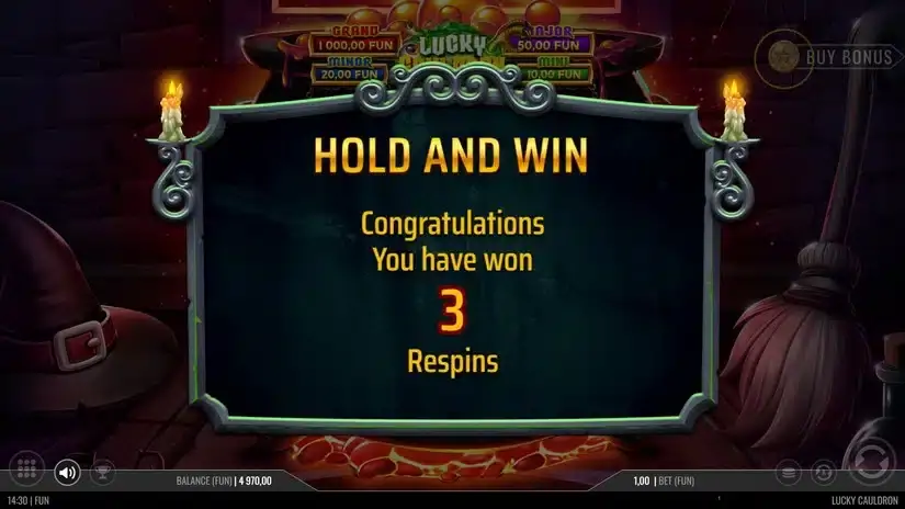 Lucky Cauldron slot screenshot 3