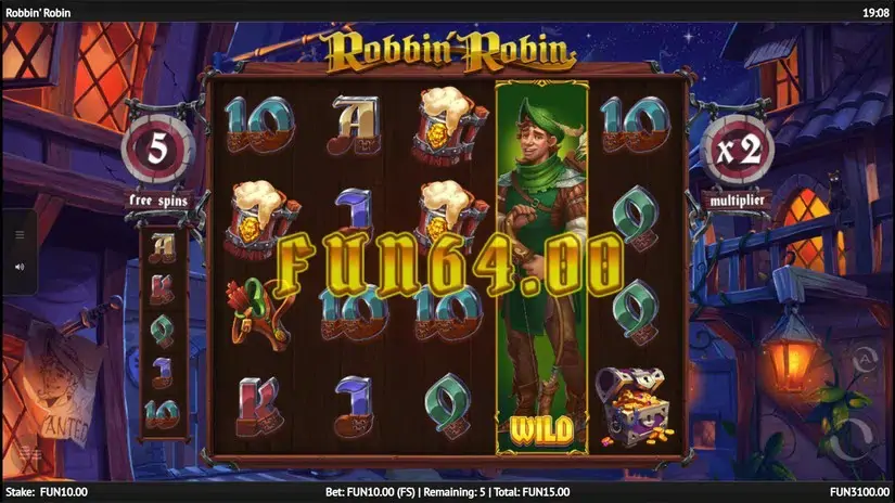 Robbin Robin slot screenshot 