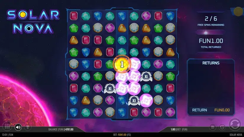 Solar Nova slot screenshot 5