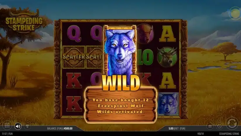 Stampeding Strike slot screenshot 4