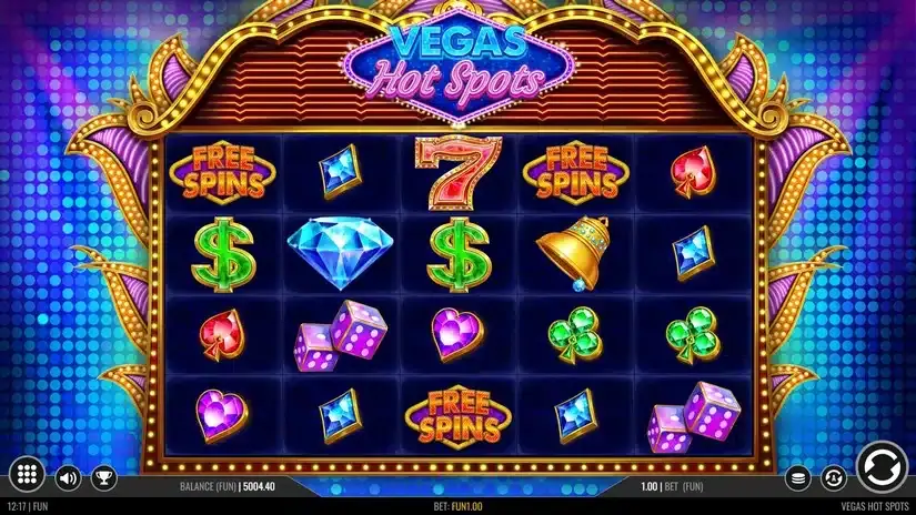 Vegas Hot Spots slot screenshot 4