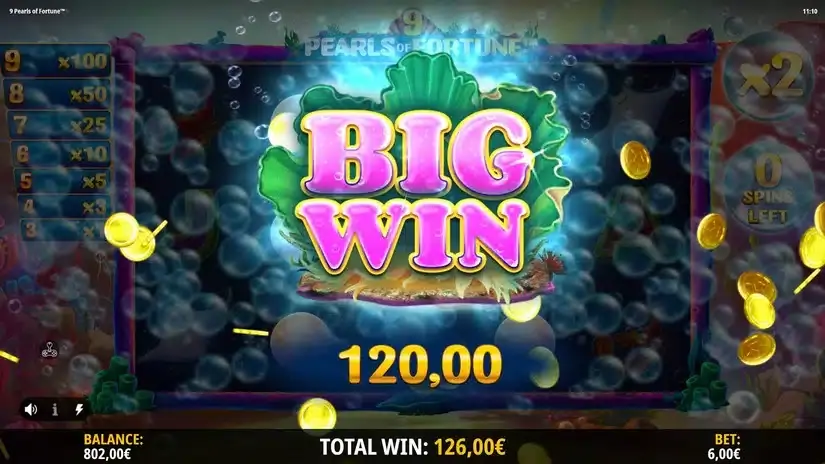 9 Pearls of Fortune slot screenshot 