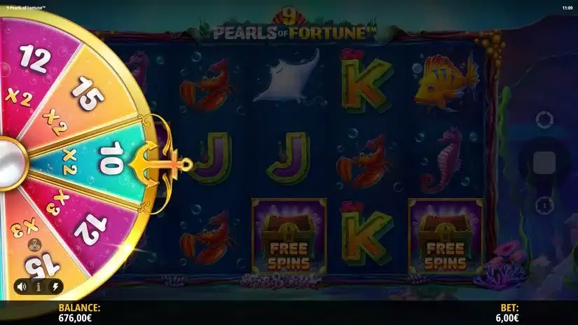 9 Pearls of Fortune slot screenshot 4